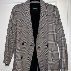 Madewell Plaid Blazer